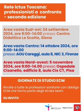 Rete ictus Toscana: professionisti a confronto - seconda edizione