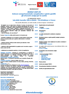 Nudge Day #1 - Scienze comportamentali, complessità e spinte gentili: gli orizzonti nudge per la sanità