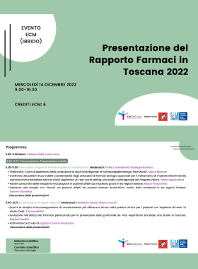 Presentazione del Rapporto sui farmaci in Toscana 2022